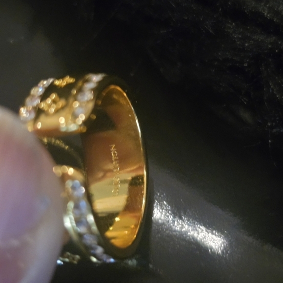 LV 18kgp Gold and Silver Intricate Ring - Picture 7 of 7